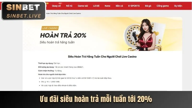 Khuyến mãi nạp lại hàng tuần tại 188bet 250 Thể Thao